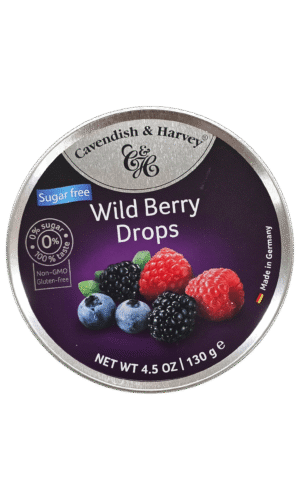 סוכריות פח ללא סוכר פירות יער