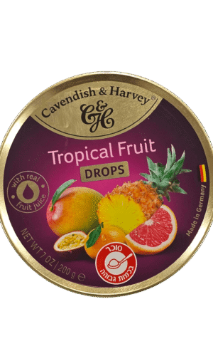 סוכריות פח פירות טרופיים