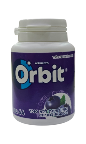 מסטיק אורביט אוכמניות