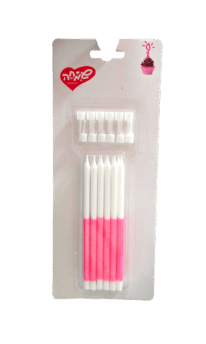 נרות מעוצבים ורוד