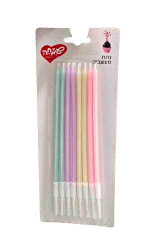 נרות ארוכים פסטל