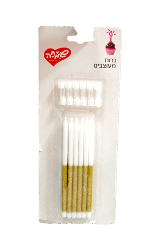 נרות מעוצבים זהב