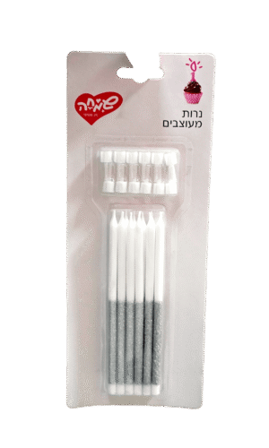 נרות מעוצבים כסף