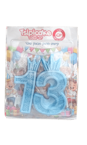 בצק סוכר ספרות 13