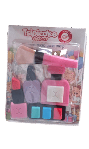 בצק סוכר סט איפור ורוד