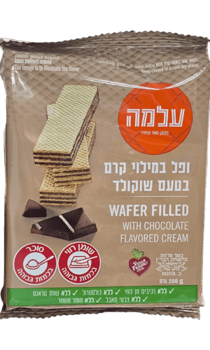 עלמה ופלים שוקולד