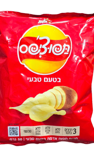 תפוצ'יפס טבעי 50ג'