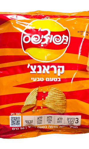 תפוצ'יפס קראנץ טבעי 50 ג'