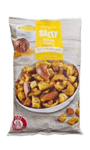 SALTY חתיכות בייגלה דבש חרדל ובצל