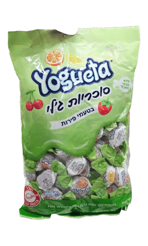 סוכריות ג'לי יוגטה פירות 600 גר'