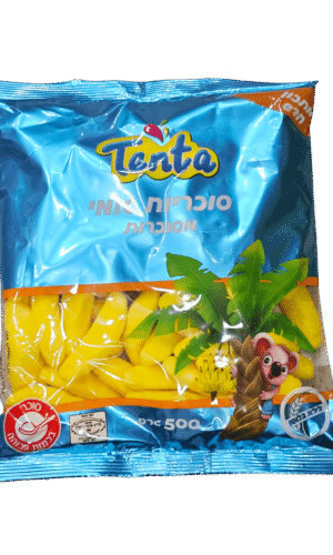 גומי טנטה בננה מסוכר 500 גר'