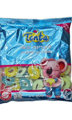 גומי טנטה טבעות סוכר צבעוני 500 גר'