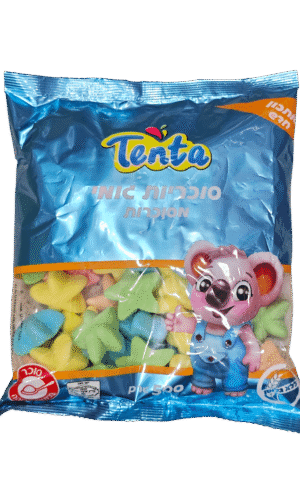 גומי טנטה כוכבים צבעוני 500 גר'