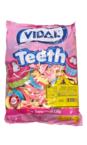 סוכריות גומי שיניים מוקצף 1 ק'