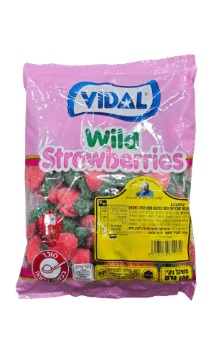 גומי תות קטן סוכר 500 גר'