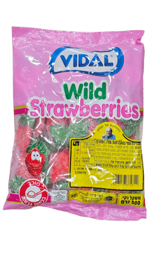 גומי תות גדול חמוץ 500 גר'