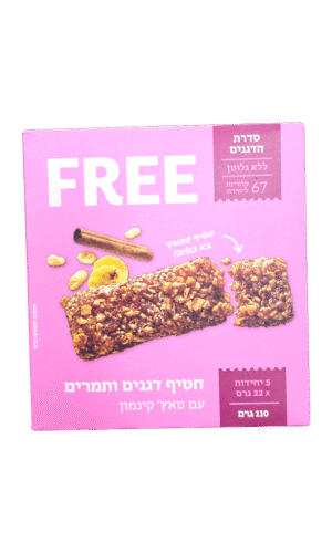 חטיף FREE דגנים ותמרים