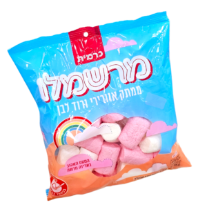 מרשמלו כרמית ורוד לבן 150 גרם
