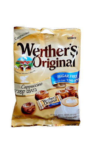 סוכריות וורטר קפוצ'ינו ללא סוכר