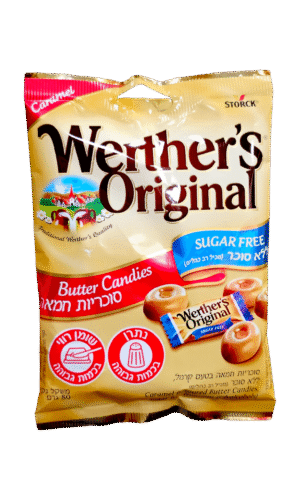 סוכריות וורטר חמאה ללא סוכר