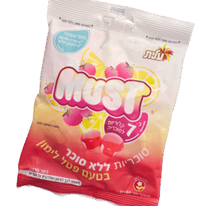 סוכריות מאסט פטל לימון ללא סוכר