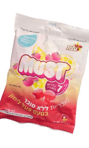 סוכריות מאסט פטל לימון ללא סוכר