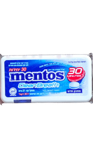 מנטוס קלין מנטה ללא סוכר