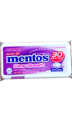 מנטוס קלין פירות יער ללא סוכר