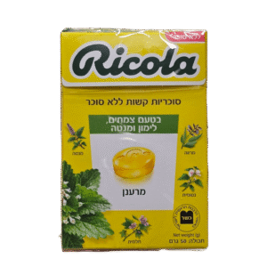 ריקולה צמחים לימון ומנטה ללא סוכר
