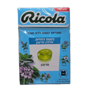 ריקולה צמחים אלפין מרענן ללא סוכר